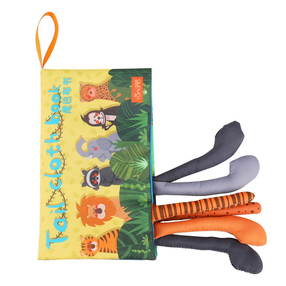 Animal Books Soft with Rattle